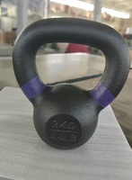 Ensemble de kettlebells en fonte de haute qualité, durables, revêtus de peinture en poudre, équipement de musculation pour adultes, équipement de gym
