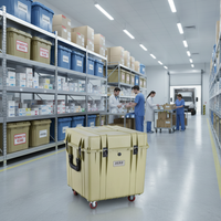 NERA 96L – Conception robuste et résistante à l'exportation pour une logistique pharmaceutique sécurisée sur longue distance – Boîte réutilisable pour chaîne du froid en vrac