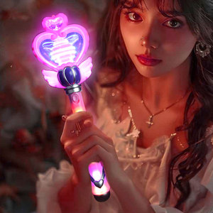 New 13 ''led Heart Spinner nhấp nháy Fairy Wand quà tặng đồ chơi Light-up ma thuật Gậy cho cô gái - Product Image 3
