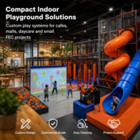 Circuito de Obstáculos Ninja para Patio de Juegos y Pabellón Deportivo, con Rejilla de Desafío ASTM, Puente de Cuerdas y Muro de Escalada, de Grado Comercial para Proyectos de Contratistas