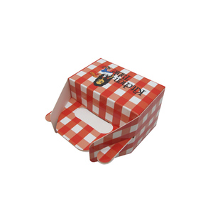 Tùy Chỉnh Dùng Một Lần Màu Đỏ Lưới Sinh Nhật Đảng <span class=keywords><strong>Gable</strong></span> Hộp Đảng Thực Phẩm Hộp Sinh Nhật Đảng Trang Trí Đầu Hồi Hộp Với Xử Lý - Product Image 2