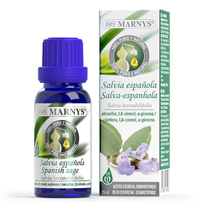 Olio Essenziale di Salvia Spagnola Marnys di Alta Qualità 15 ml Puro Naturale per Aromaterapia Casa Ufficio Relax - Product Image 1
