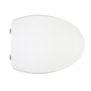 Asiento de inodoro para Hidra Tao Vase Forma 1 blanco con bisagras en forma de C - Product Image 1