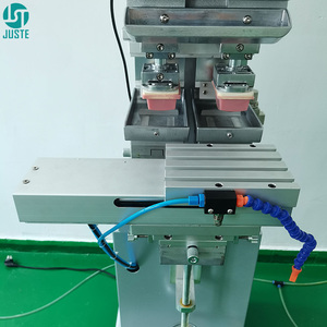 2 <span class=keywords><strong>Color</strong></span> Pad Printer Totalmente Automático Alimentador Totalmente Automático Chinelo Fãs Spd Pad <span class=keywords><strong>Printing</strong></span> Machine Para Nota Roupas Golf Tees Tube - Product Image 2