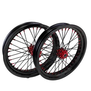 Ensemble de roues Supermoto KYZ Altis Sigma 2026 17x2.5 pouces, moyeu en aluminium CNC, jantes à rayons de couleur personnalisée, moto électrique tout-terrain Sur-Ron Talaria - Product Image 3