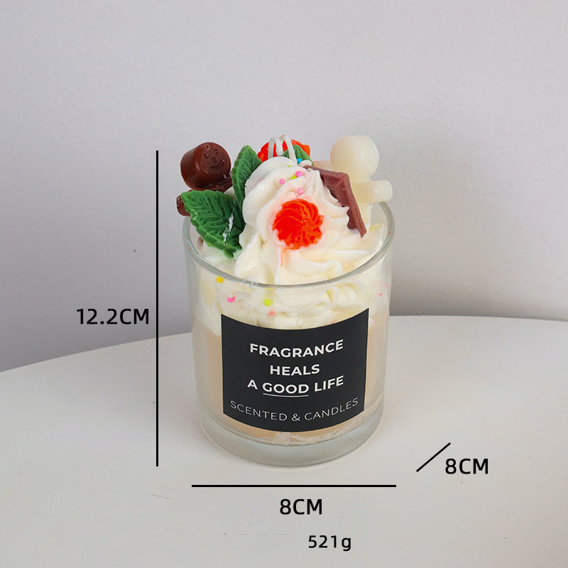 Gingerbread Man Colorful Cup (Fragrance: Berry)