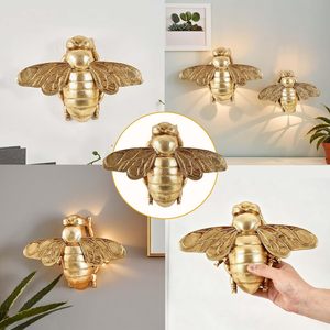 Custom Resin Crafts Golden Insect Honey <strong>Bee</strong> Wall Decoration Sculptures Golden Resin <strong>Bee</strong> Wall Ideal Unique <strong>Gift</strong> - Product Image 5