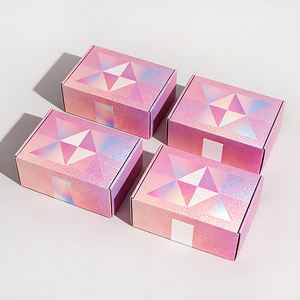 Cajas de Embalaje de Cartón Corrugado Reciclado Rosa Personalizadas para Regalos, Perfumes, Cosméticos y Envíos por Correo - Product Image 4