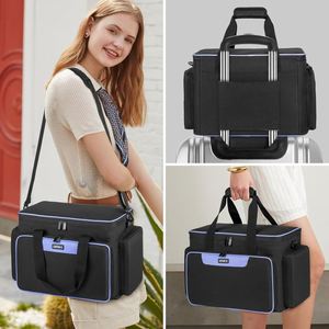 Échantillon gratuit - Sac de transport professionnel pour machine à coudre - Sac fourre-tout universel avec plusieurs poches de rangement - Product Image 3