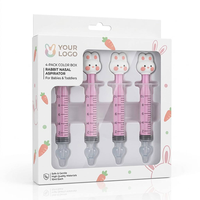 Seringue de lavage nasal pour enfants multi-animaux de dessin animé, outil d'irrigation nasale portable pour enfants avec embout en silicone souple