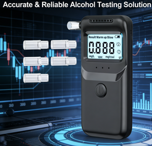 Alcoholímetro Portátil de Alta Precisión con Conexión Bluetooth, Detector Especial para Conducir Bajo los Efectos <span class=keywords><strong>del</strong></span> Alcohol - Product Image 5