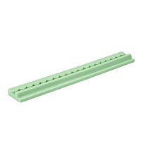 Supports de jeu de Mahjong américains en bois, finition piano haute brillance, avec poussoirs magnétiques festonnés robustes, lot de 4