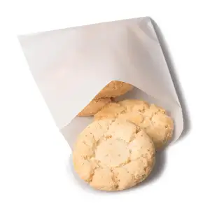 Glossy mini wax coated paper bag, small paper bag for snack