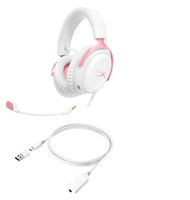 Headphone Berkabel Premium HyperX Cloud III Over Ear, Headset Gaming Peredam Kebisingan IPX3 untuk Esports
