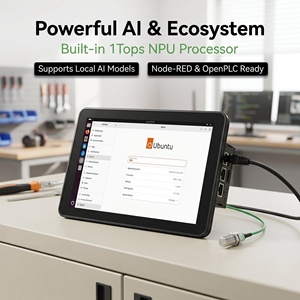 Panneau tactile industriel Rockchip RK3566 RK3588 Ubuntu 24.04 Linux HMI avec RS232/RS485/CAN/4G LTE RK3588 Écran tactile 10 pouces - Product Image 2