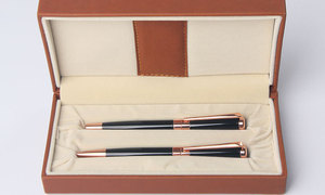 Luxury Rose Gold <b>Ballpoint</b> <b>Pen</b>, Black Metal Retractable Ball <b>Pen</b>, Custom Logo Engraved Executive <b>Pen</b> for Office, Business, Gift - Product Image 6
