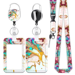 Promozione personalizzato stampato cordino in poliestere personalizzato regalo aziendale con Logo per le <span class=keywords><strong>idee</strong></span> regalo per il titolare del distintivo di carta d'identità - Product Image 1