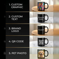 Mug en céramique noire avec logo personnalisé, tasse à café minimaliste nordique, mug à thé en porcelaine mate pour le bureau, les hôtels, les cadeaux promotionnels