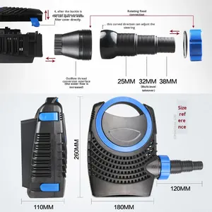 Pompe submersible pour <span class=keywords><strong>bassin</strong></span> à <span class=keywords><strong>grille</strong></span>, série CTF, vente directe usine Sensen, pour la circulation de l'eau dans les rochers et les étangs, <span class=keywords><strong>filtre</strong></span> à eau à usage énergétique efficace - Product Image 1