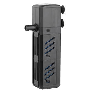 Grensoverschrijdende Stille Vier-in-één Zuurstof Luchtpomp <span class=keywords><strong>Aquarium</strong></span> Visbak Onderwater Ingebouwde Filter Katoen UV Filtratie HY8 # - Product Image 1