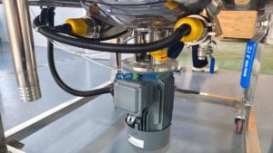 CYJX 50L tangki pencampur pemanas listrik tangki peleburan Gelatin dengan homgenizer pencampur geser tinggi Mixer industri dengan pemanas - Product Image 5