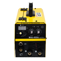 Machine à souder MIG monophasée 220 volts 400 ampères, soudeuse à inverter MIG 3 en 1