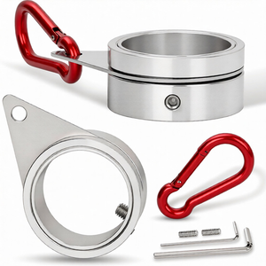 Mât de drapeau en alliage d'aluminium durable avec pince anti-enroulement rotative à 360 degrés, usinage CNC et services de fraisage du Guangdong - Product Image 4