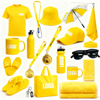 Ensemble de produits promotionnels d'entreprise de luxe pour le bureau, produits de marketing bon marché, casquettes, t-shirts et sacs, ensemble cadeau de bureau avec logo
