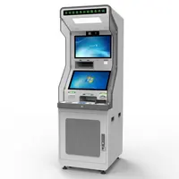 Dual Screen Hospital Self Service Kiosk For Patient Check In / Enquiry Registration / Report Printing