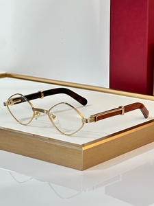 Montures de lunettes personnalisées de marque pour hommes en métal Lunettes optiques de luxe de haute qualité Montures de lunettes de style pour dames - Product Image 3