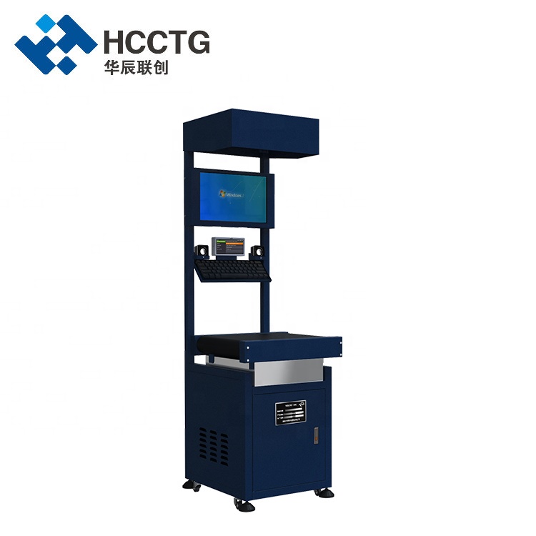 2 в 1 Автоматическая сканирующая машина для измерения веса для проверки и отслеживания посылки груза C9800V