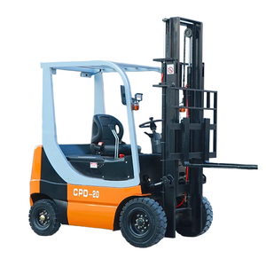 Новый двигатель переменного тока, твердая шина с низким уровнем шума, высокая эффективность, 2 тонны 3 м, склад, поддон, грузовик, литиевая батарея, Электрический вилочный погрузчик - Product Image 5