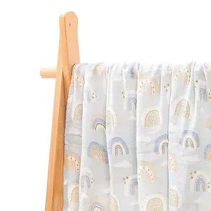 Kangobaby orgânico 100% bambu Algodão Bebê Swaddles musselina Envoltório Soft Stroller Capa Respirável Bebê Recém-nascido Recebendo Cobertores