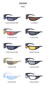 DOISYER 2022デザイナースポーツサングラスファッションパイロットフレームパーティースポーツ & サイクリング用PC素材新品サンメガネ - Product Image 6