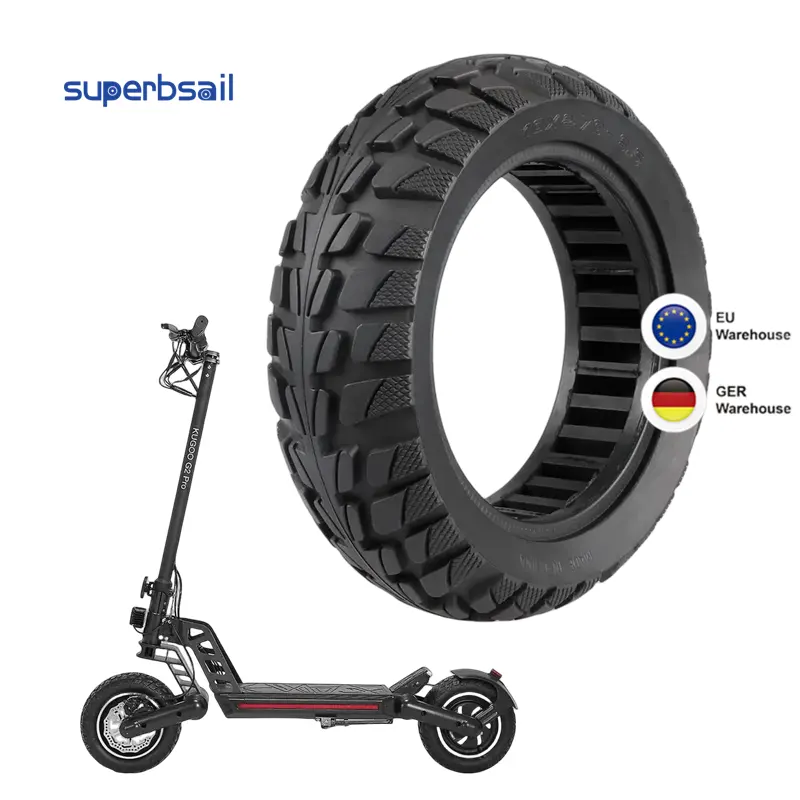 Однотонная шина Superbsail 10x2,75 для скутера Kugoo G-Booster G2 Pro, аксессуары для непневматических шин 85/65-6,5, шины для электрического скутера