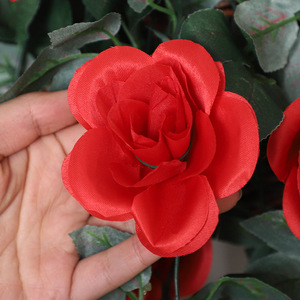 <b>Artificial</b> Rose Vines <b>Hanging</b> <b>Basket</b> Silk Flower Wall Decor For Wedding Home Decoration - Product Image 4