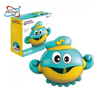 <span class=keywords><strong>Jouet</strong></span> de <span class=keywords><strong>bain</strong></span> en plastique <span class=keywords><strong>pour</strong></span> enfants, bulle de savon, amusant, Machine de fabrication de poulpe, Animal, avec <span class=keywords><strong>12</strong></span> musique, pièces - Product Image 1