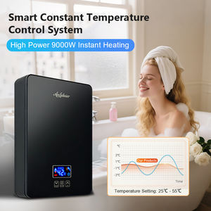 Professional Electric Instant Shower <b>Heater</b> 9KW LED Display Smart <b>Energy</b>-<b>Saving</b> IPX4 Waterproof Compact Design Full Safety - Product Image 3