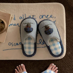 XIXITIAO Pantuflas de Invierno Antideslizantes para Mujer, Diseño Retro de Hongos, Pantuflas Cálidas para el Hogar, Antideslizantes, Venta al por Mayor - Product Image 4