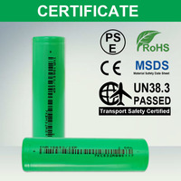 EV INR18650 25P 2500mAh 3.6V 10C Baterai Lithium Ion Isi Ulang dengan Pengosongan Tinggi untuk Peralatan Listrik PK Lishen LR18650LD