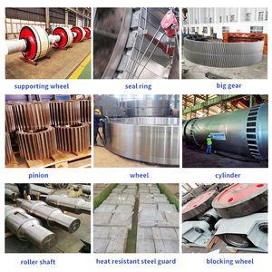 מותאם אישית יצוק פלדה סיבובי כבשן חילוף חלקי רכיבה טבעת צמיג/מלט סיבובי כבשן צמיג גלגל תנופה הילוך טבעת מחיר עבור מכירה - Product Image 3