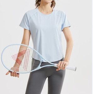 Top Deportivo Verde Menta con Espalda Cruzada y Panel de Malla Transpirable, Manga Corta, Ropa Deportiva para Mujer - Product Image 6