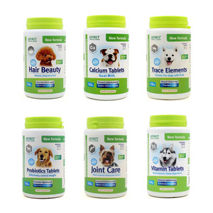 OEM Nutrition Pet Dog <span class=keywords><strong>Vitamina</strong></span> y suplemento 160G Multivitamin Trace Elements Mineral Hair Beauty Probiotic Calcio Tablet - Product Image 2
