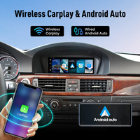 Radio para Auto KUNFINE de 12.3 Pulgadas con Sistema Linux para BMW Serie 3 E90 E91 E92 2004-2012, Sistema CCC CIC, Reproductor Multimedia, GPS, Navegación, Carplay