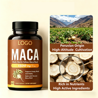Offre Spéciale – Capsules de Poudre de Racine de Maca à Prix Réduit – Complément Vitalité Noir pour Soutenir l'Endurance Physique et Stimuler la Vitalité Masculine – OEM