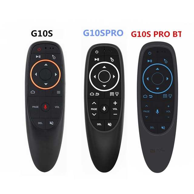 G10S Pro BT Air Mouse Voice Control with Gyro Sensing Game 2.4GHz Wireless Smart Remote FlyMouse for X96 H96 MAX Android TV Box