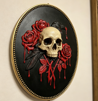 Nouvelle figurine squelette de pirate en résine peinte à la main, réaliste, pour Halloween, sculpture d'os de pirate pour maison hantée, artisanat pour une ambiance festive