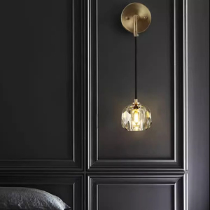 Applique <span class=keywords><strong>murale</strong></span> décorative en cuivre de luxe moderne VH lumière LED d'intérieur pour la maison et l'hôtel-Factory Outlet - Product Image 6