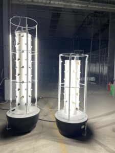 Système de culture <span class=keywords><strong>hydroponique</strong></span> et aéroponique vertical NewType pour <span class=keywords><strong>jardin</strong></span> domestique, avec serre en plastique et plaques PC, écologique - Product Image 4