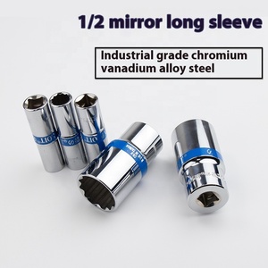 Khai Thác 1/2 sâu ổ cắm thiết lập mở rộng dài chrome-hoàn thành ổ cắm kết hợp công cụ thực tế công cụ cầm tay Bộ trong một hộp - Product Image 6